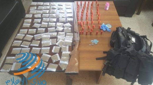 الشرطة تقبض على تاجر مخدرات متلبسا غرب جنين