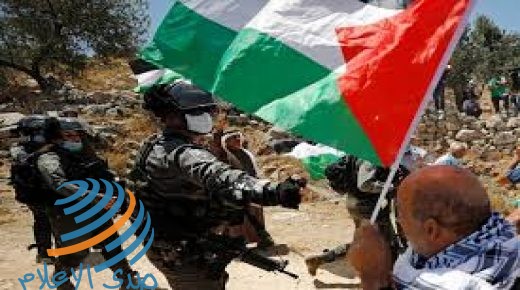 إصابات بالاختناق خلال قمع الاحتلال مسيرة مناهضة للاستيطان جنوب نابلس