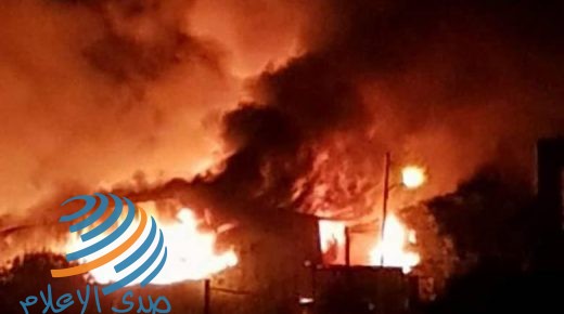 الدفاع المدني يخمد حريقا اندلع في مصنع للدهانات جنوب قلقيلية