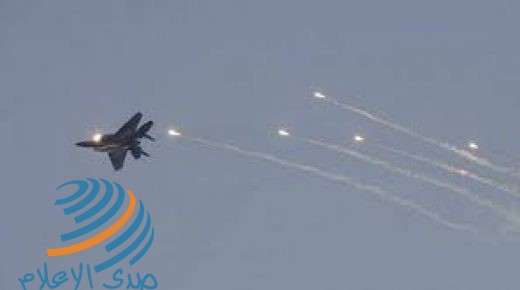 الطيران الحربي الإسرائيلي يقصف مواقع وأراض في قطاع غزة