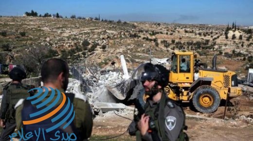 الاحتلال يخطر بوقف بناء منزلين شرق بيت لحم
