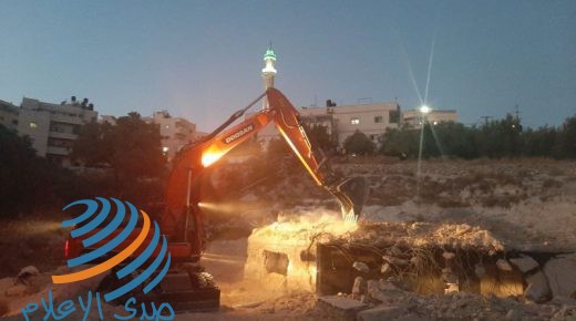 ‫الاحتلال يهدم قاعة أفراح في خربة جبارة جنوب طولكرم