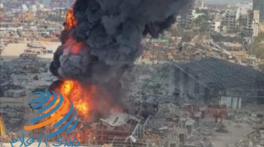 انفجار ضخم في لبنان والدفاع المدني يحاول السيطرة على الحريق