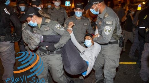 الشرطة الإسرائيلية تستخدم وحدة مكافحة الجرائم بحق المتظاهرين ضد نتنياهو