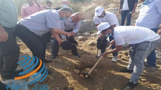 محافظ طولكرم  يطلق فعاليات اليوم الوطني للعمل التطوعي بزراعة الأشجار في بلدة كفر اللبد