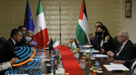 المالكي يدعو إيطاليا إلى دعم عقد المؤتمر الدولي للسلام الذي دعا إليه الرئيس محمود عباس