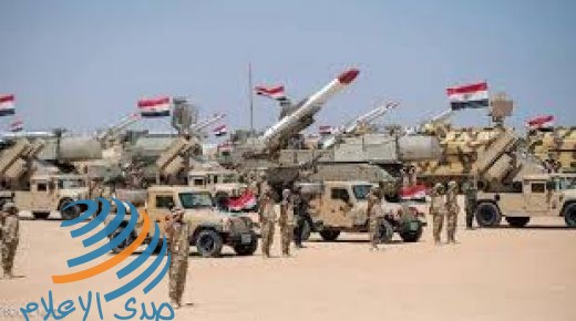 الجيش المصري يطلق تدريبات عسكرية في المنطقة الجنوبية