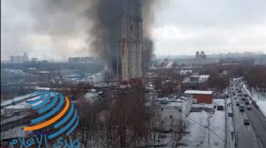 اندلاع حريق ضخم شمال غربي العاصمة الروسية موسكو