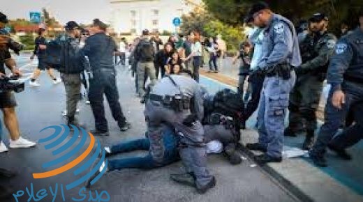 إصابات واعتقالات إثر اعتداء الشرطة الإسرائيلية على تظاهرة في كفر قرع ضد العنف