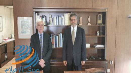 السفير طوباسي يلتقي السكرتير العام للخارجية اليونانية