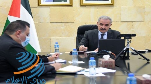اشتية يبحث مع وزير الشؤون الخارجية الالماني المسار السياسي والانتخابات