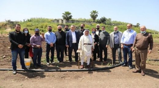 طولكرم: افتتاح خزان المياه الزراعي في أراضي جامعة خضوري