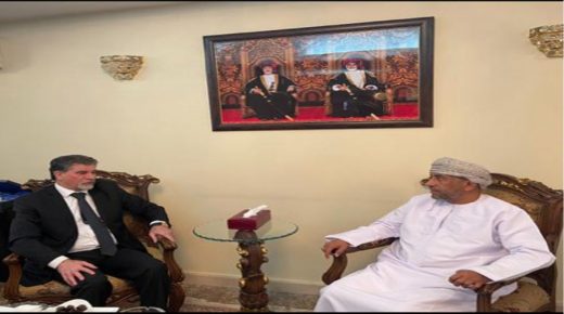 السفير عبد الهادي يطلع سفير سلطنة عمان لدى سوريا على آخر التطورات في فلسطين