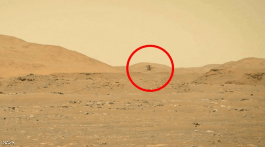 أول مروحية تحلق على المريخ تهبط بعد “مشكلة كبرى”