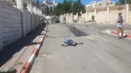 استشهاد شاب برصاص الاحتلال وسط بالخليل