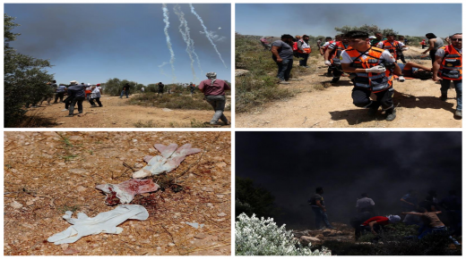 113 إصابة إحداها خطيرة خلال مواجهات مع الاحتلال في بيتا جنوب نابلس