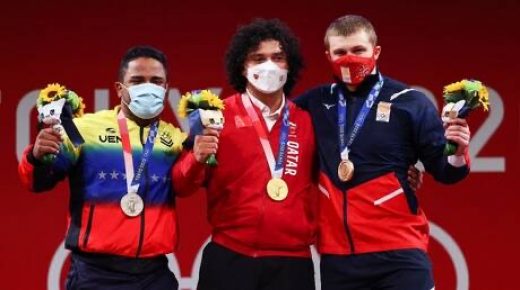 قطر تضيف ذهبية ثانية للعرب في أولمبياد طوكيو
