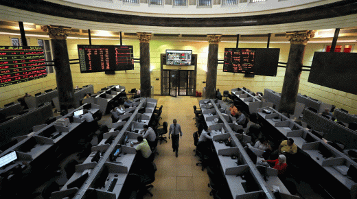 البورصة المصرية تخسر 12 مليار جنيه في 15 دقيقة
