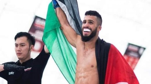 الفلسطيني يزن جابر يتوج بذهبية آسيا في الفنون القتالية