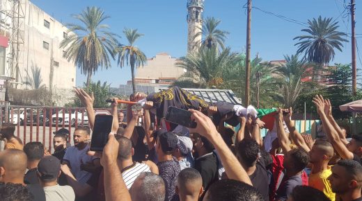 تشييع جثمان الشهيد أسامة صبح في برقين