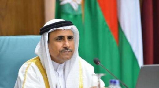 البرلمان العربي يثمن مخرجات القمة الثلاثية الفلسطينية المصرية الأردنية