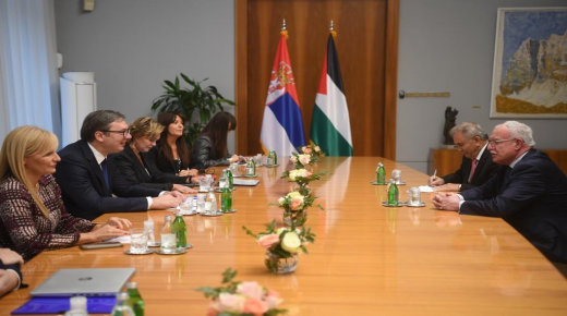 المالكي يلتقي الرئيس الصربي