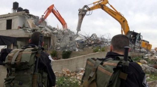 الاحتلال يهدم ثلاثة منازل في قرية الولجة غرب بيت لحم