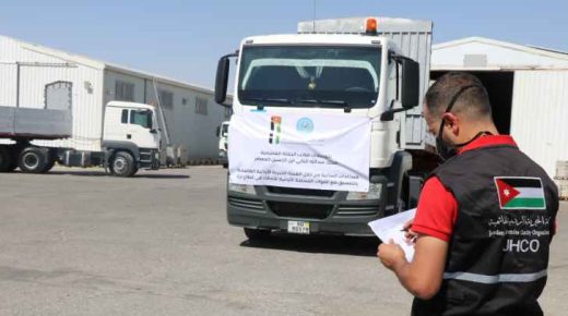 “الخيرية الهاشمية” تسير قافلة مساعدات جديدة إلى غزة