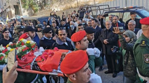 تشييع جثمان الشهيد الفتى أمجد أبو سلطان في بيت لحم إلى مثواه الأخير