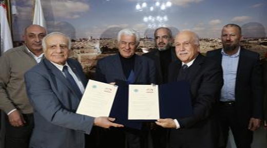 جمعيتا “رجال الأعمال” و”الصداقة الصينية الفلسطينية” توقعان مذكرة تعاون