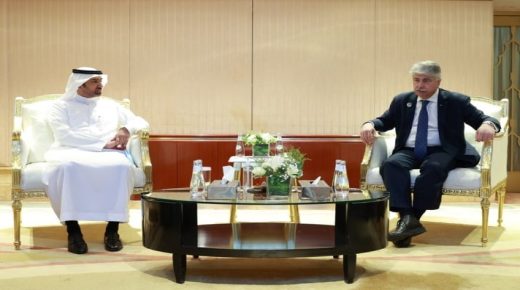 مجدلاني يبحث سبل تعزيز التعاون مع نظيريه السعودي والعراقي