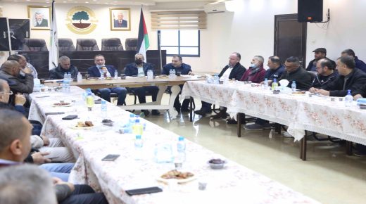 قلقيلية: لقاء يناقش واقع ضريبة الأملاك في المحافظة.