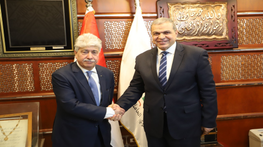 مجدلاني يبحث مع وزير القوى العاملة المصري تعزيز التعاون المشترك