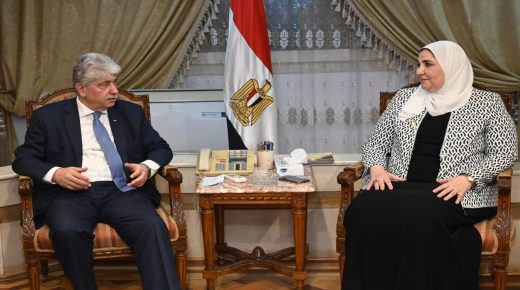 مجدلاني يبحث مع وزيرة التضامن الاجتماعي المصرية التعاون المشترك