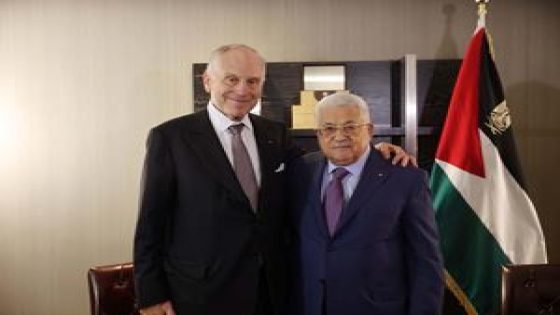 الرئيس محمود عباس يلتقي رئيس المؤتمر اليهودي العالمي