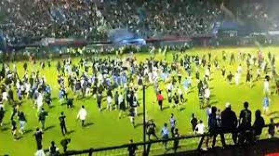 مجزرة في أندونيسيا بعد أحداث شغب خلال أحد مباريات كرة القدم