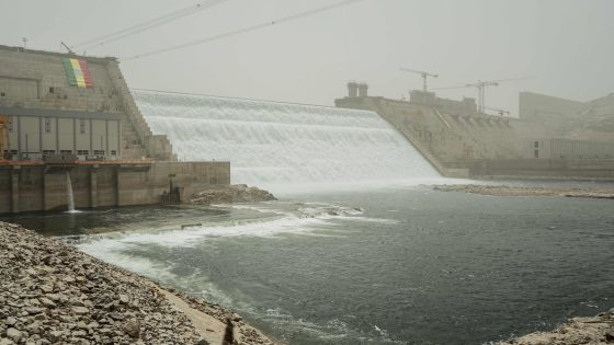 (FILES) In this file photo taken on February 20, 2022 A general view of the Grand Ethiopian Renaissance Dam (GERD) in Guba, Ethiopia. Ethiopian Prime Minister Abiy Ahmed kickstarted electricity production from the second turbine at its controversial mega-dam on the Blue Nile on on August 11, 2022, despite continuing objections by Egypt and Sudan over the project.
Abiy also confirmed that a third filling of the multi-billion dollar Grand Ethiopian Renaissance Dam (GERD) was under way, a development that led Egypt last month to protest to the UN Security Council. (Photo by Amanuel SILESHI / AFP)
