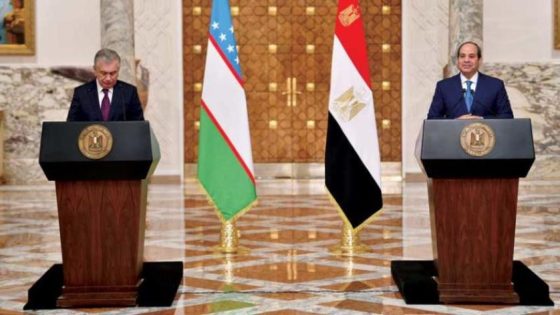 توافق مصري ـ أوزبكي على أهمية حل قضية «سد النهضة»