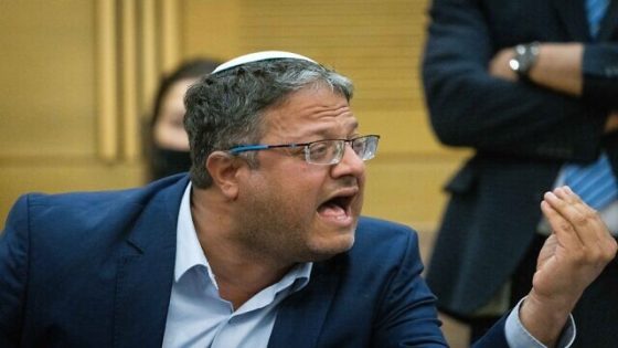 Zionist Union parliament member Itamar Ben Gvir reacts during a lobby meeting entitled "Between occuption and Apartheid" in the Israeli parliament on June 22, 2021. Photo by Yonatan Sindel/Flash90 *** Local Caption *** כנסת
בן גביר דיון כיבוש
בן גביר כיבוש