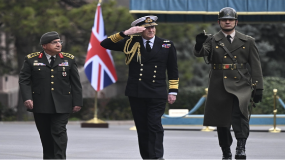 مباحثات عسكرية تركية بريطانية حول المستجدات الدولية