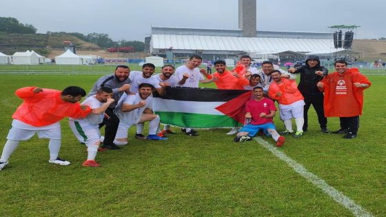 منتخب فلسطين لكرة القدم يحقق الذهبية في الأولمبياد الخاص العالمية