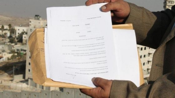 إخطارات بهدم 9 منازل في حي البستان جنوب المسجد الأقصى