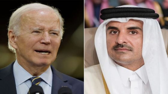 بايدن يشكر أمير قطر على جهود الوساطة بهدنة غزة