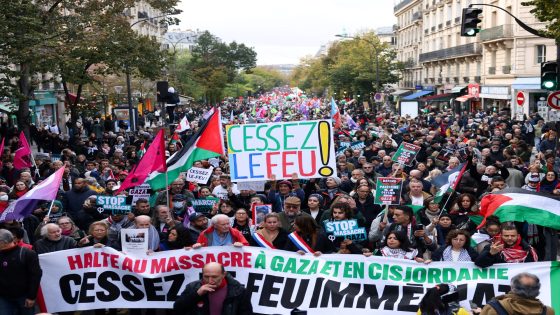تواصل المظاهرات في أوروبا تنديدا بالعدوان على قطاع غزة