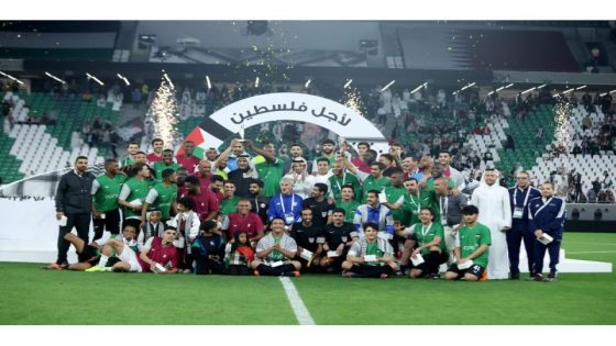 مباراة خيرية تحت عنوان “لأجل فلسطين” في ستاد المدينة التعليمية
