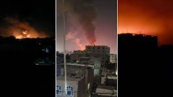غارات أميركية بريطانية عنيفة على أهداف باليمن من بينها صنعاء