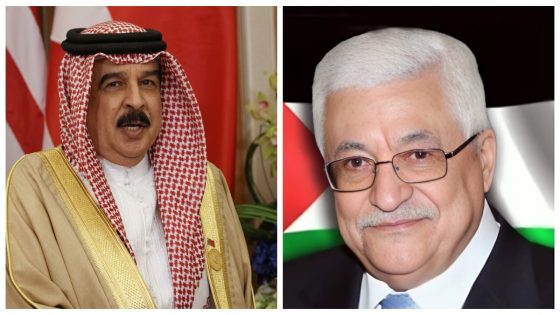 الرئيس وملك البحرين يتباحثان في آخر المستجدات على الساحة الفلسطينية