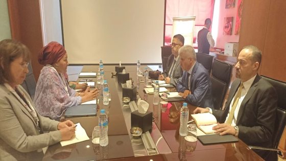 وزير التربية يبحث مع نائب الأمين العام للأمم المتحدة الأوضاع الراهنة