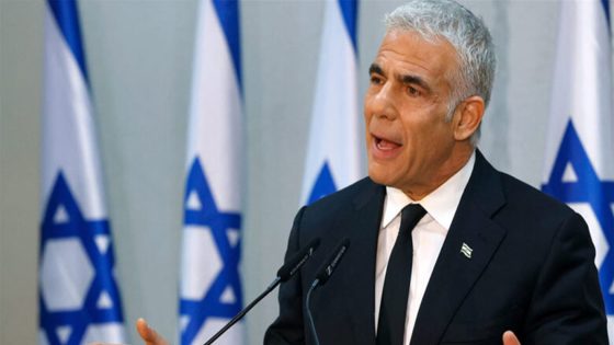 لابيد يعلّق على اقتراح وقف اطلاق النار في لبنان