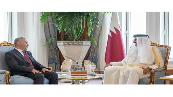 أبو الرب يقدم أوراق اعتماده لأمير قطر سفيرًا فوق العادة ومفوضا لدولة فلسطين